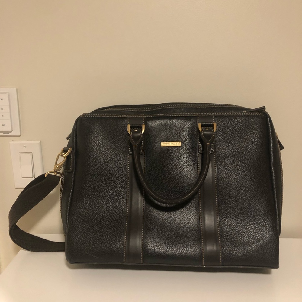Brooks Brothers Leather Briefcase/ Travel bag